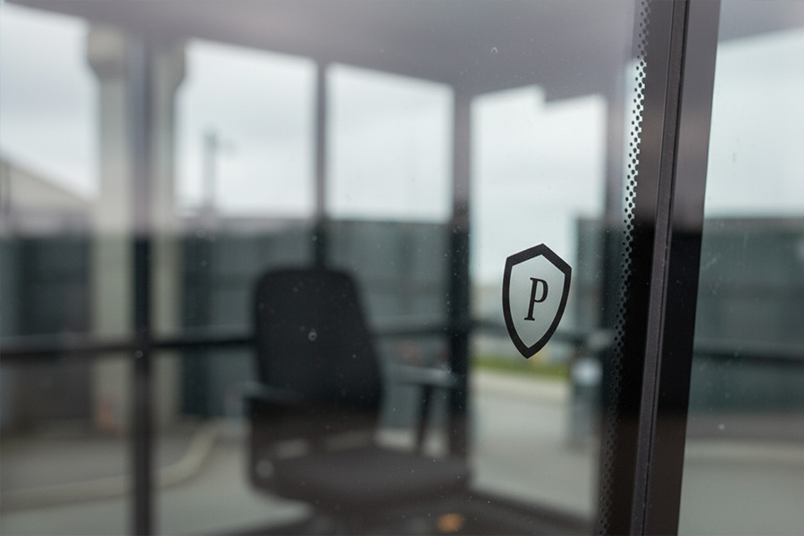 Vidros blindados para guarita