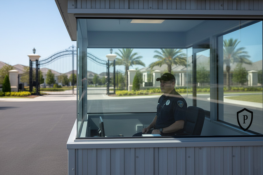 Vidros blindados para guarita